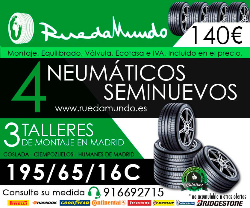 Neumáticos usados Madrid