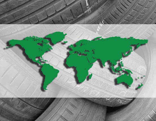 ruedas preparadas para exportación